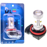  Светодиодная автомобильная лампа DLED H8 - 6 CREE XB (с линзой) (2шт.)