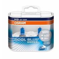 Автолампа галогенная OSRAM H3 COOL BLUE HYPER 12V 55W (2шт.)