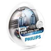 Автолампа галогенная PHILIPS H11 CRYSTALVISION 12V 55W  (2шт.)