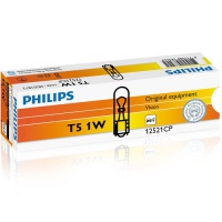 Автолампа галогенная PHILIPS W1W 12V 1W (2шт.)